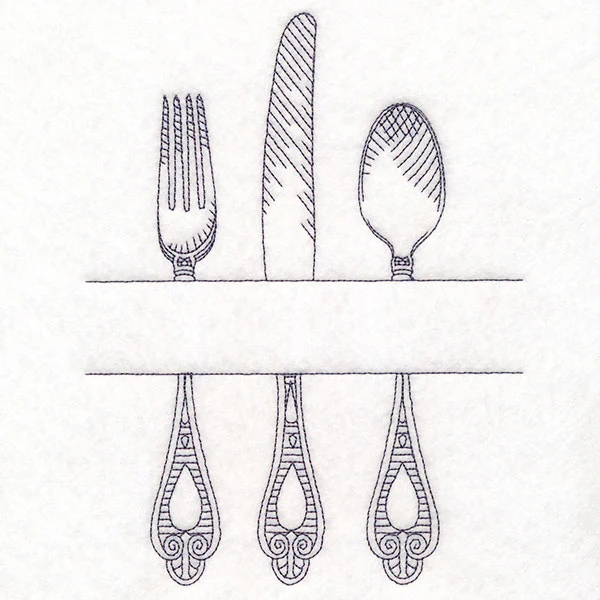 Customizable Kitchen Frame - Cutlery Set - Image 2