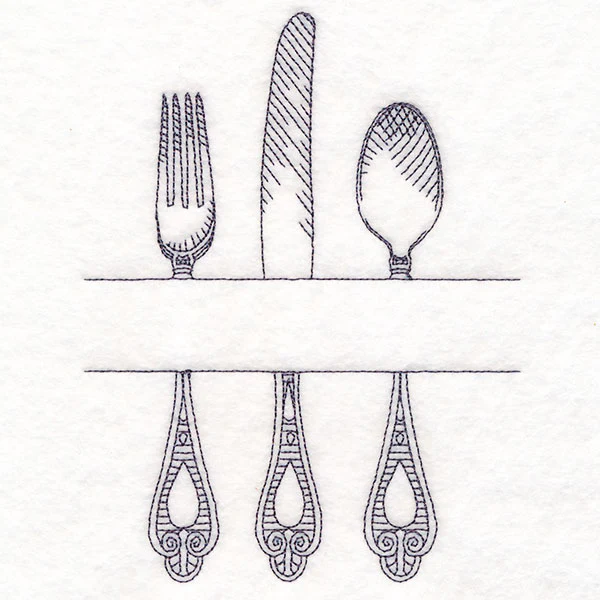 Customizable Kitchen Frame - Cutlery Set - Image 3