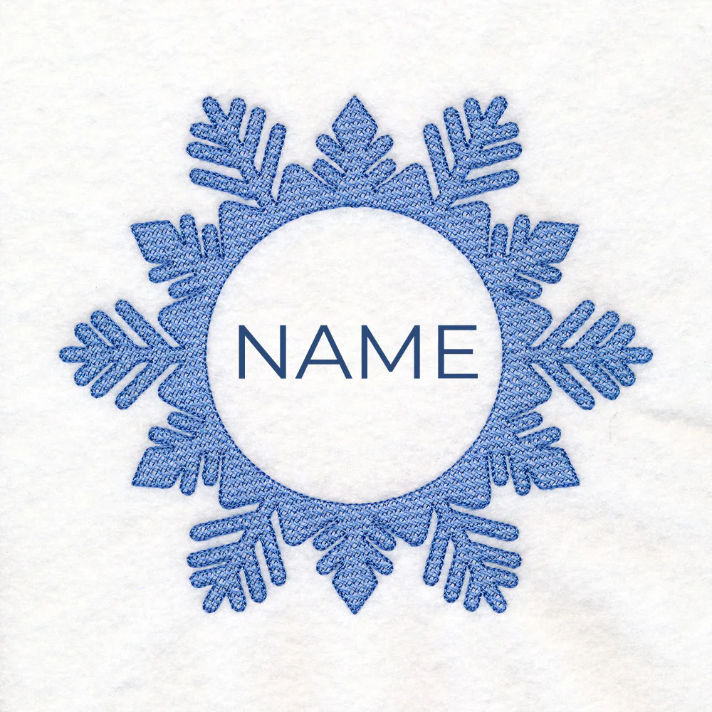 Customizable Snowflake (Embossed) - Image 3