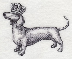Dachshund in Crown - Image 3