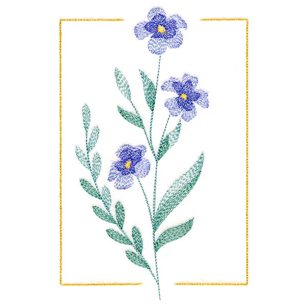 Dainty Blooms - Prairie Flax - Image 4