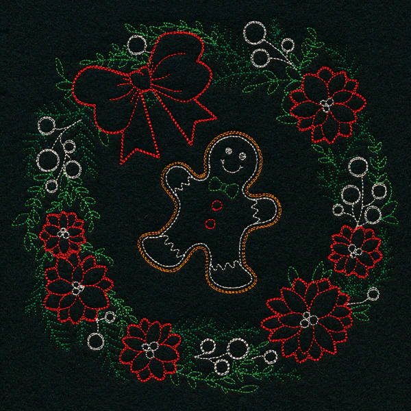 Dainty Gingerbread Wreath (Vintage) - Image 6