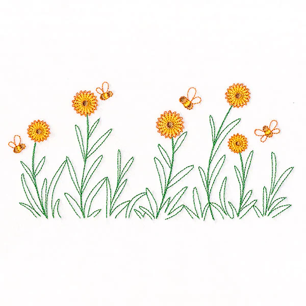 Daisies & Honeybees Border - Image 5