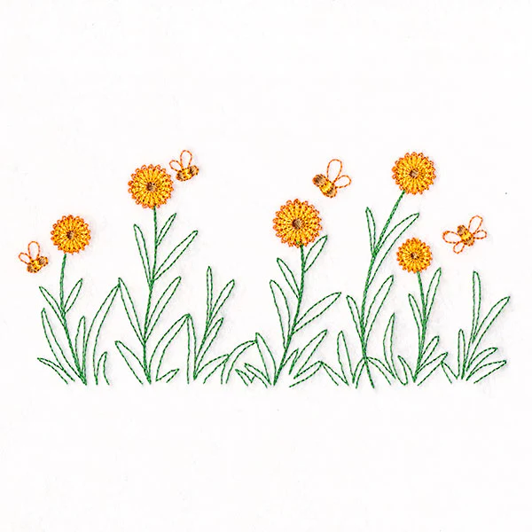 Daisies & Honeybees Border - Image 7