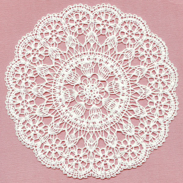 Daisy Bouquet Doily (Battenburg Lace) - Image 2