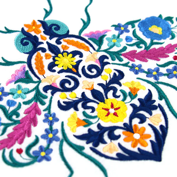 Damask Flowers Bee - Image 6
