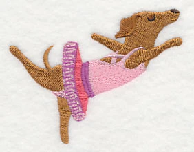 Dancing Dachshund Grande Arabesque - Image 2