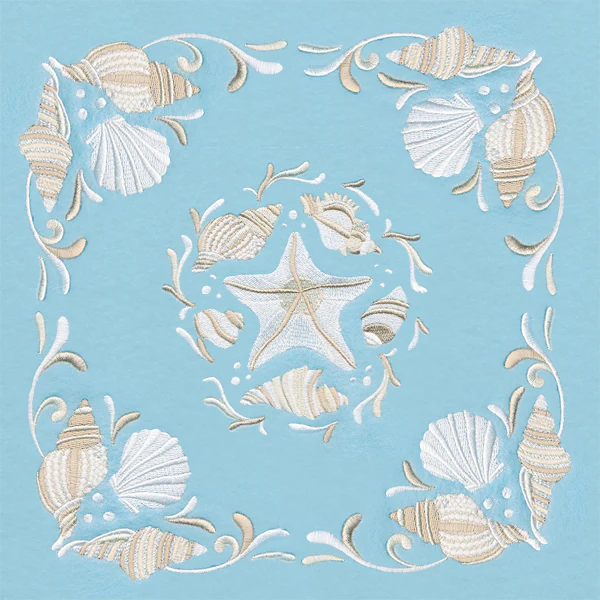 Dancing Seashells Pillow Pair - Image 4