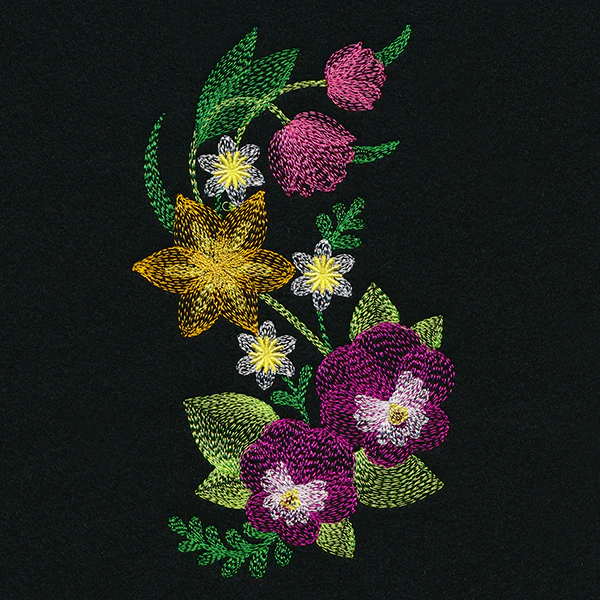 Darling Daffodil & African Violets Spray - Image 4