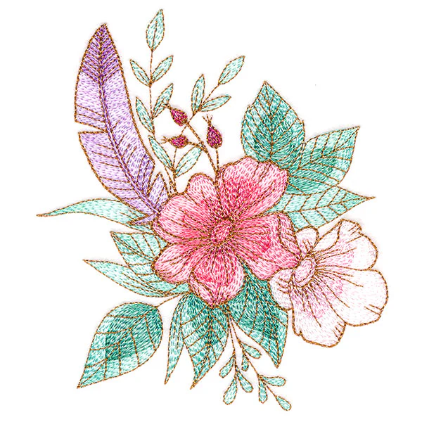 Dazzling Wild Rose Bouquet - Image 5