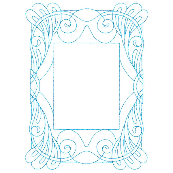 Decorative Quilting Backdrop Rectangle 2 (Double Run)
