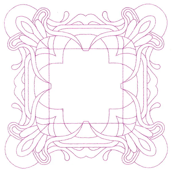 Decorative Quilting Backdrop Square 3 (Double Run)