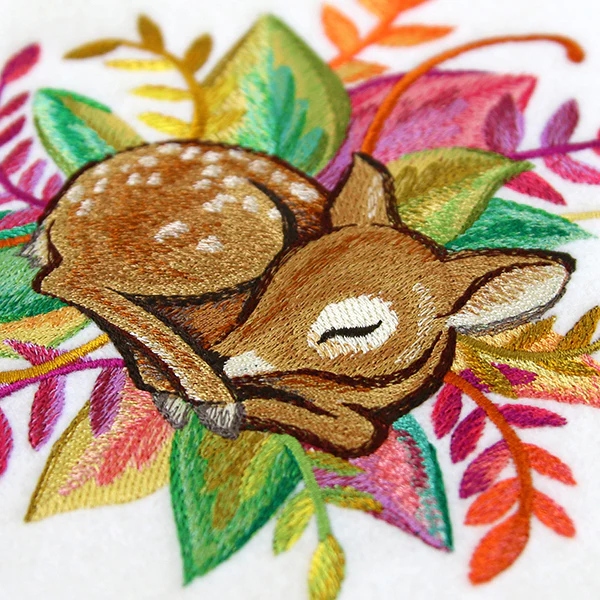 Deer and Leaves in Watercolor - Image 6