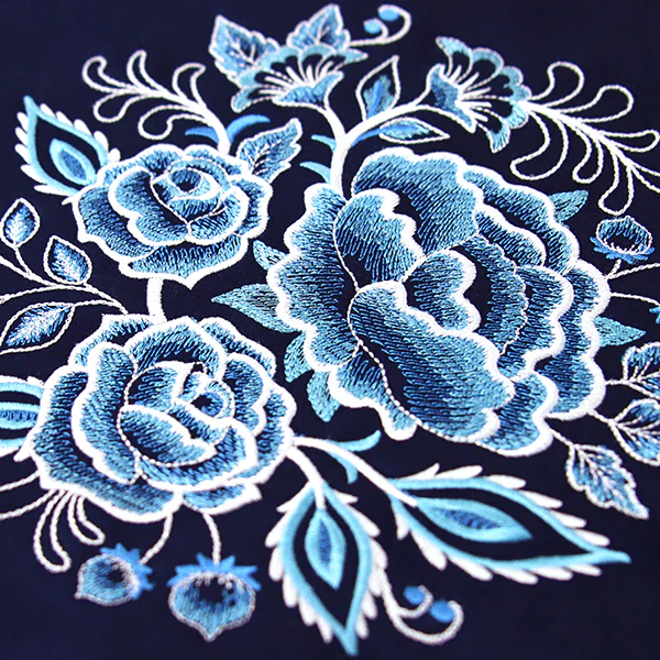 Delft Blue Florals Bouquet - Image 6
