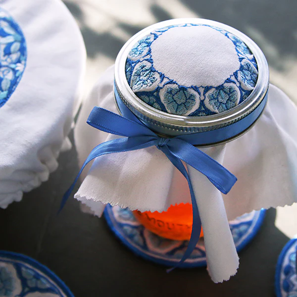 Delft Blue Mandala Wreath - Image 6
