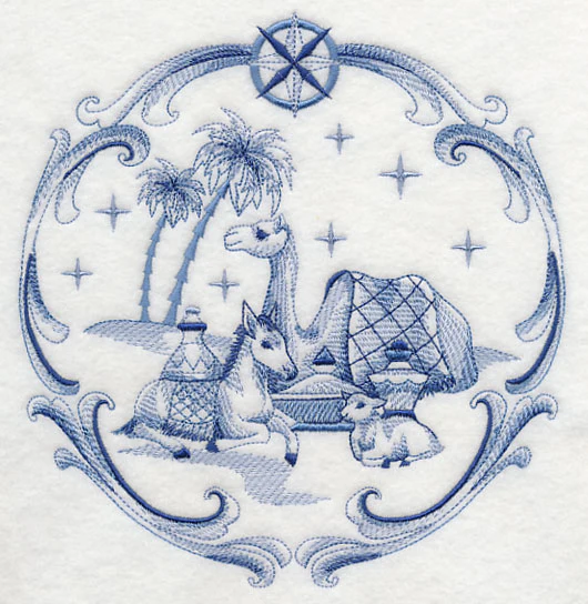 Delft Blue Nativity Animals - Image 2