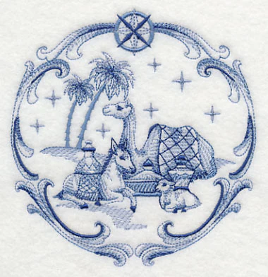 Delft Blue Nativity Animals - Image 4