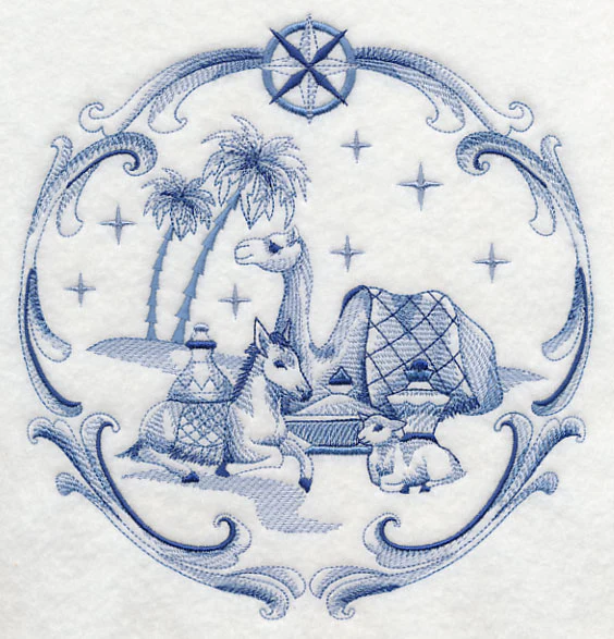 Delft Blue Nativity Animals - Image 5