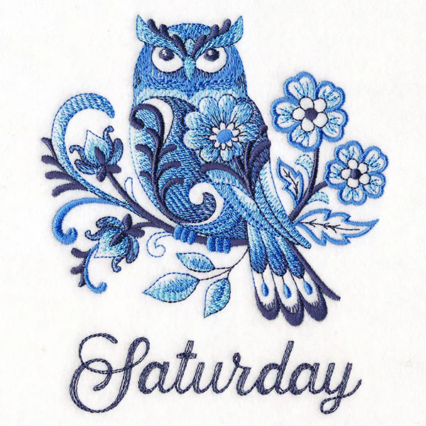 Delft Blue Owl on Saturday - Image 3
