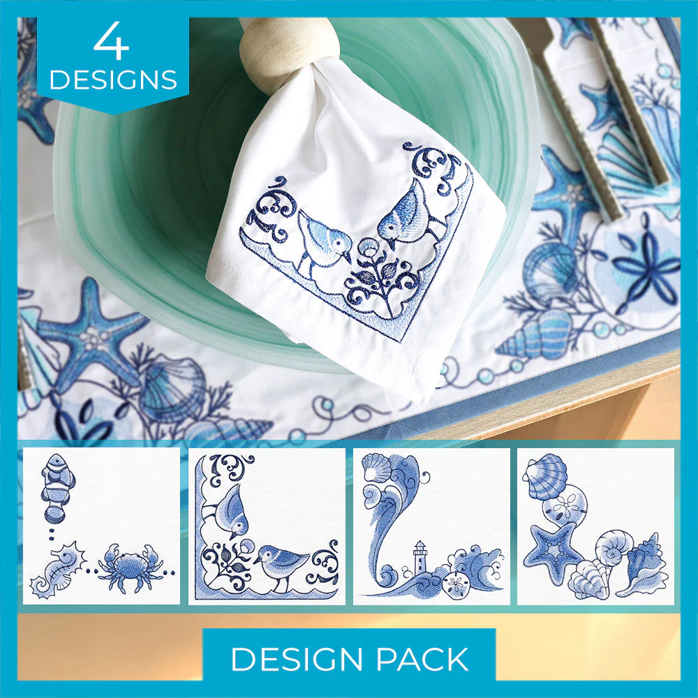 Delft Blue Seaside Corners Design Pack - Image 5