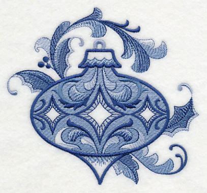 Delft Blue Starry Ornament