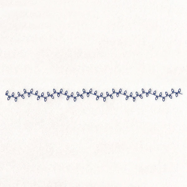 Delicate Christmas Border - Lights - Image 5
