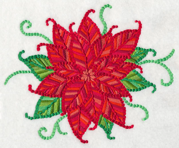 Delicate Christmas Poinsettia - Image 5