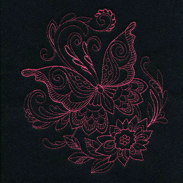 Delicate Doodle Butterfly (Vintage) - Image 2