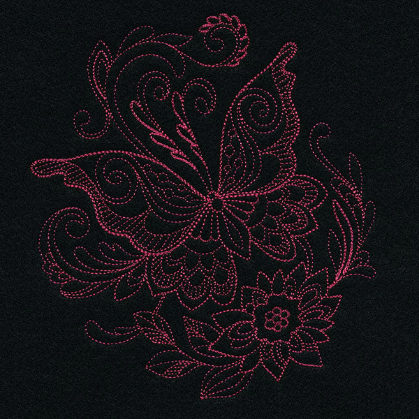Delicate Doodle Butterfly (Vintage) - Image 3