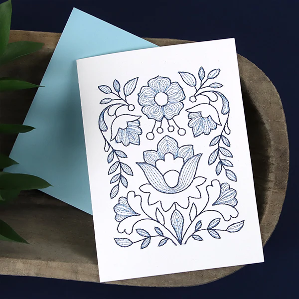 Delicate Folk Blooms (Cardstock) - Image 2