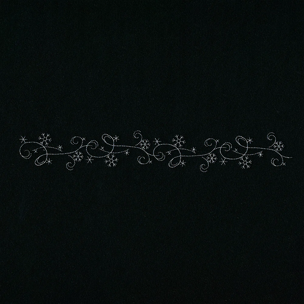 Delicate Snowflake Border 3 - Image 5