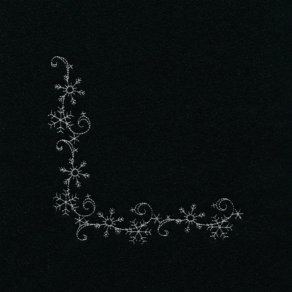 Delicate Snowflake Corner 1 - Image 5