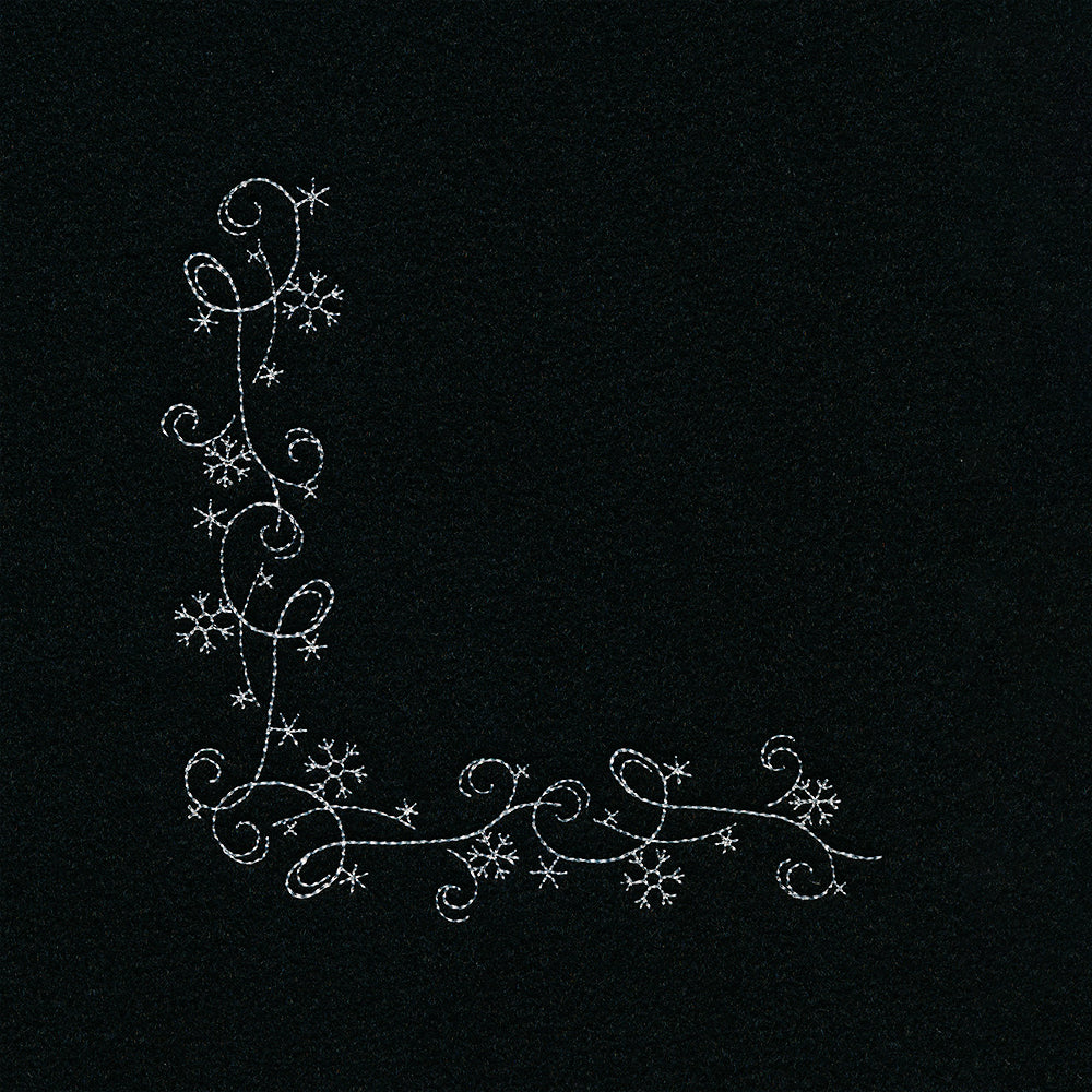 Delicate Snowflake Corner 3 - Image 2