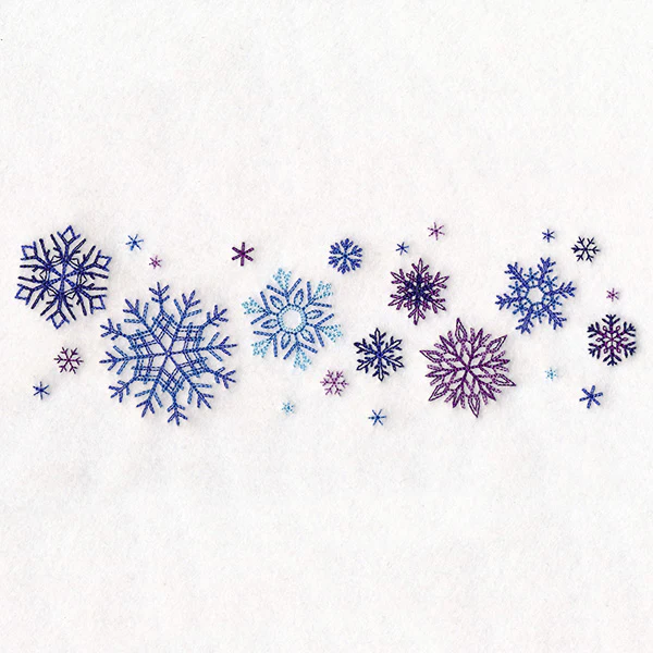 Delicate Snowflakes Border - Image 2