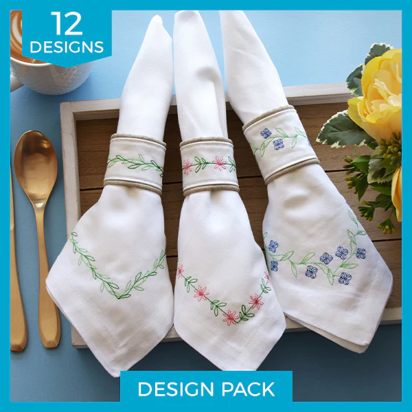 Delicate Spring Borders & Corners Design Pack - Image 3