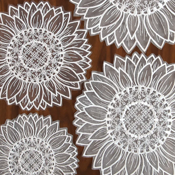 Delicate Sunflower Doily (Organza) - Image 8