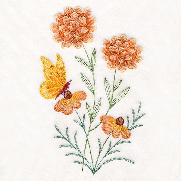 Delicate Treasures in Orange