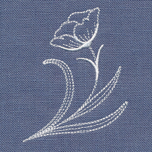 Delicate Wildflower Flourish (Whitework) - Image 19