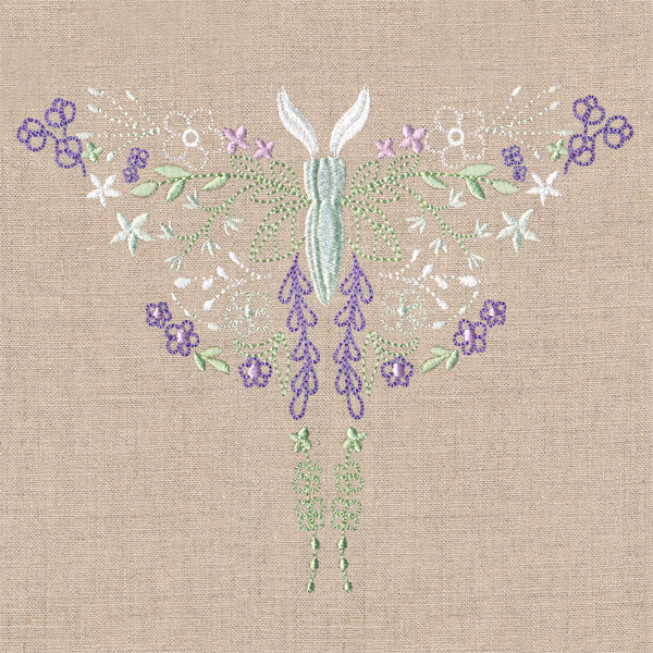 Delicate Wildflower Luna Moth - Image 3