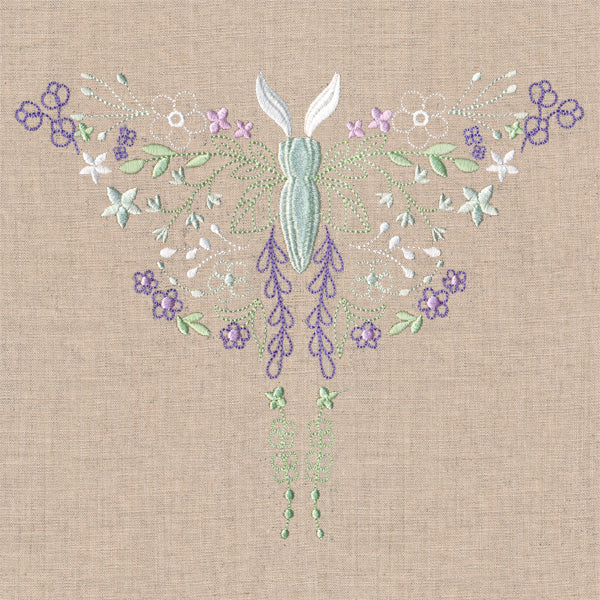 Delicate Wildflower Luna Moth - Image 4