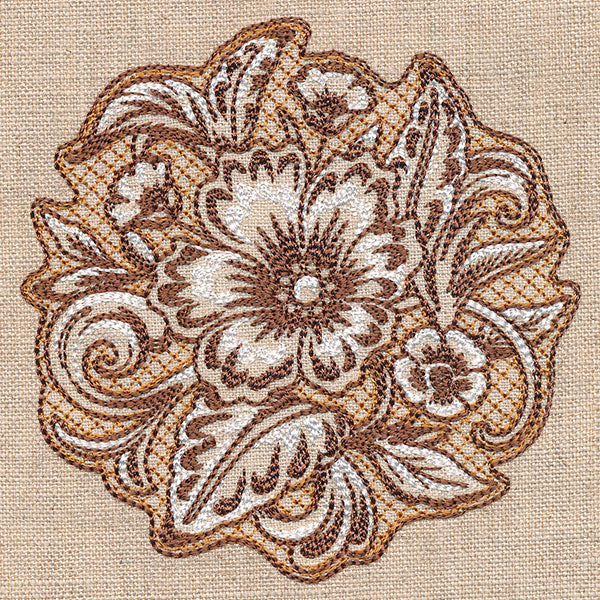 Desert Primrose Pillow Feature (Trapunto) - Image 9