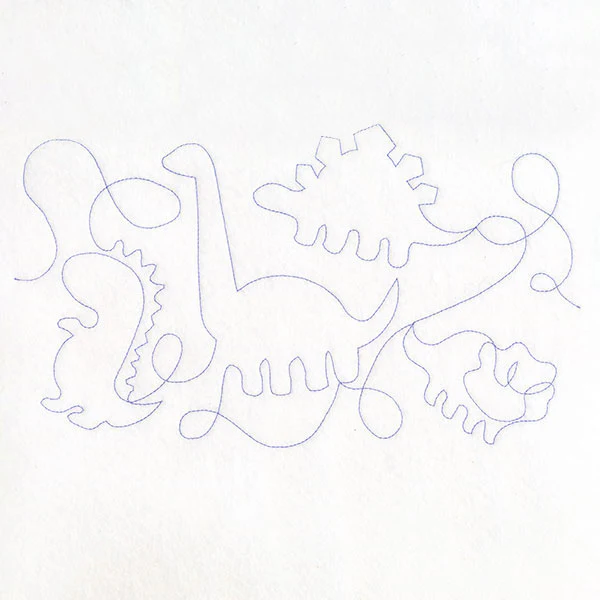Dinos for Days (Edge-to-Edge Quilting)