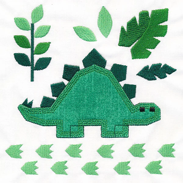 Dinos for Days - Stegosaurus (Applique) - Image 5