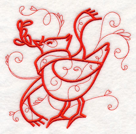 Doodle Cardinal
