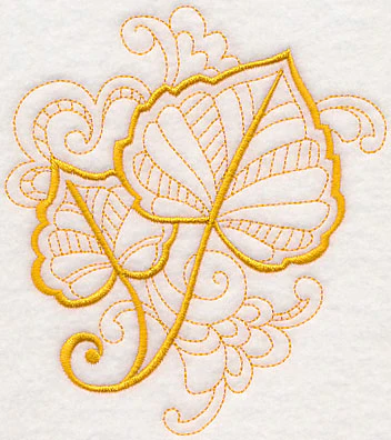 Doodle Cottonwood Leaf - Image 2