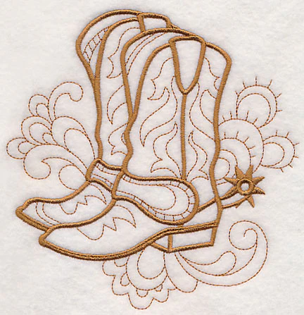 Doodle Cowboy Boots