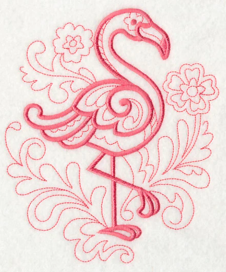 Doodle Flamingo
