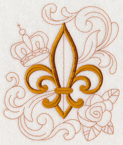 Doodle Fleur de Lis 1 - Image 2