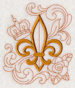 Doodle Fleur de Lis 1 - Image 3
