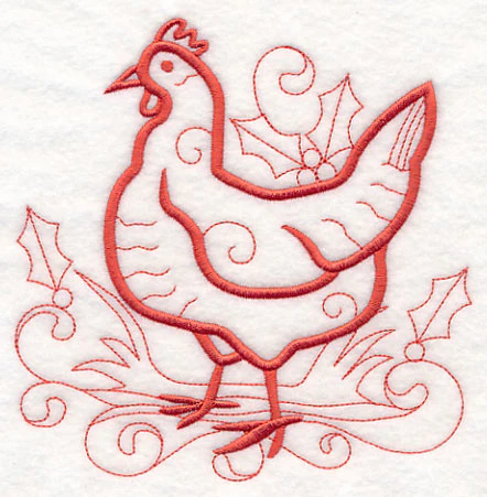 Doodle French Hens
